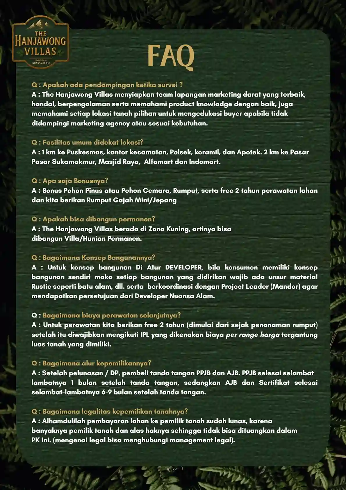 Lokasi The Hanjawong Villas