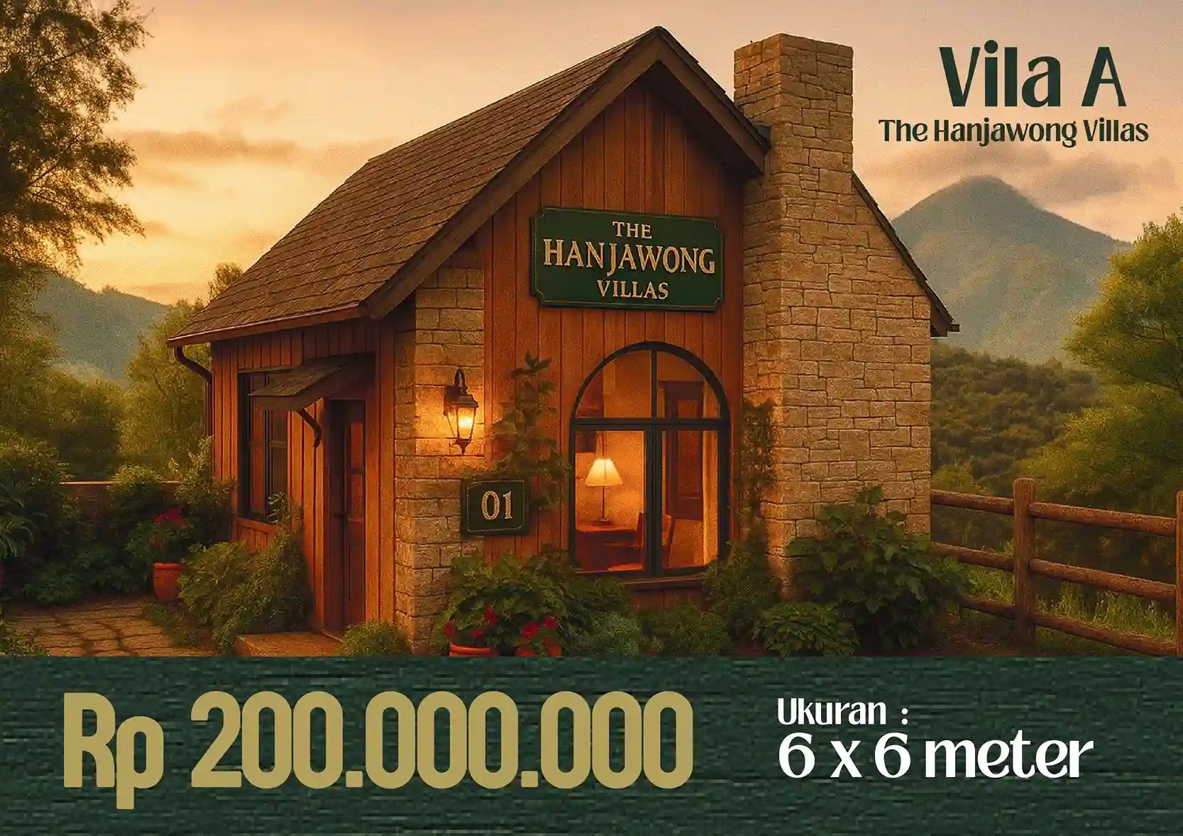 Render 3D Villa Tipe A