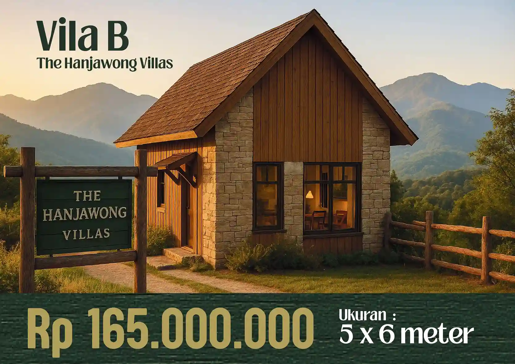 Render 3D Villa Tipe B