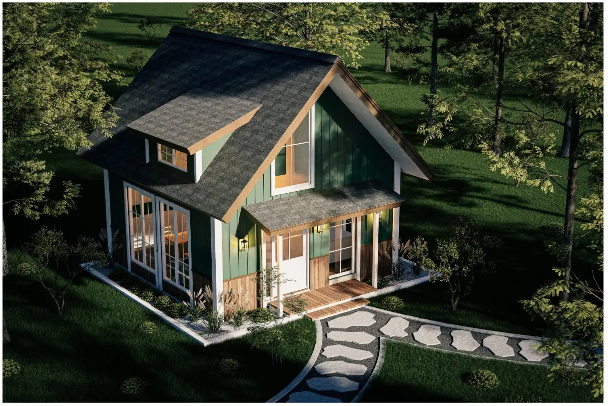 Perspektif Villa Tipe B The Halimun Salak Bogor Selatan
