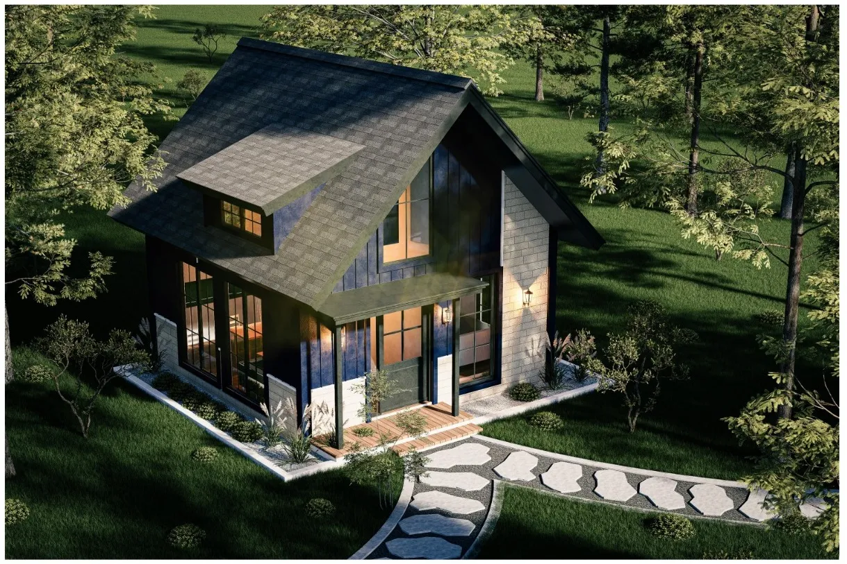 Perspektif Villa Tipe E The Halimun Salak Bogor Selatan